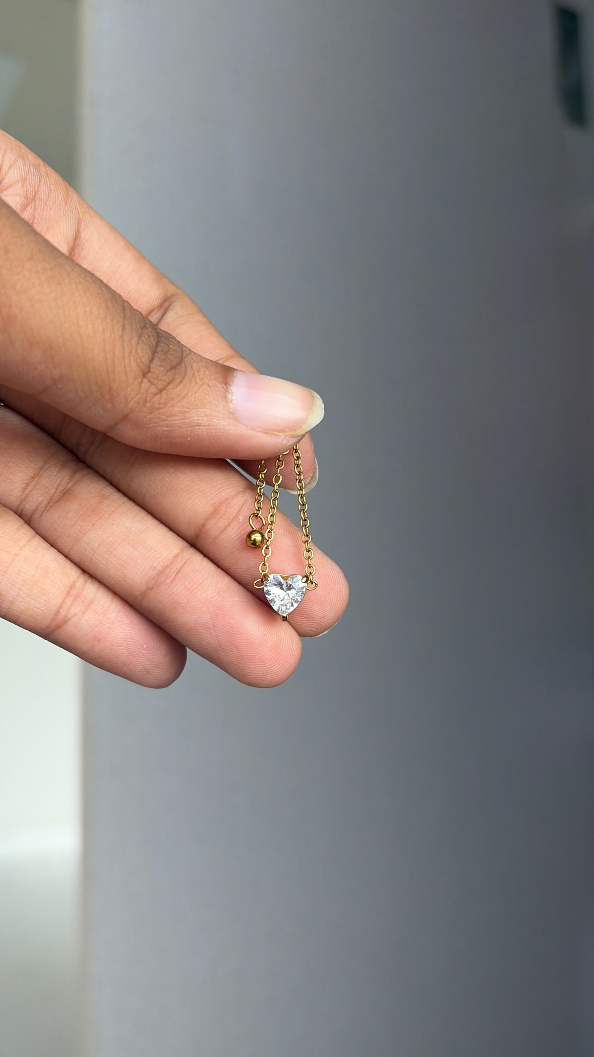 Adjustable heart ring