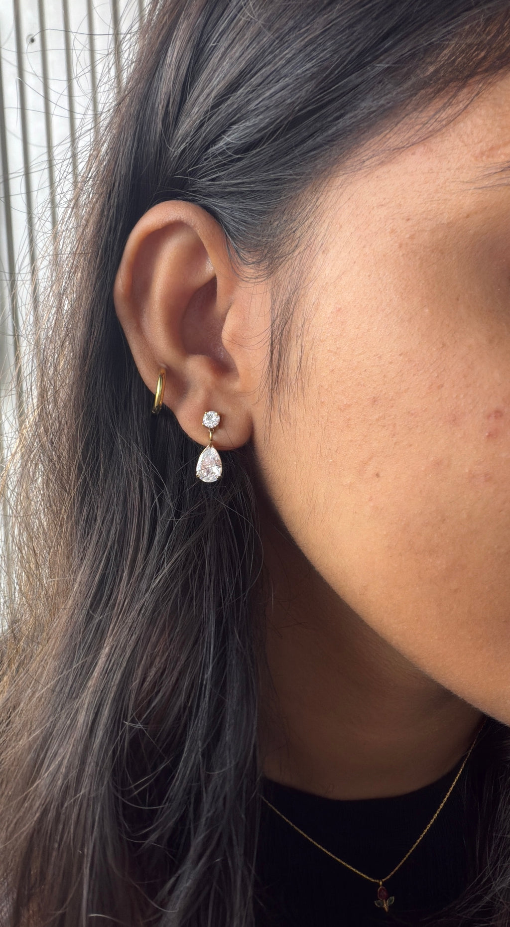 Tear drop earrings