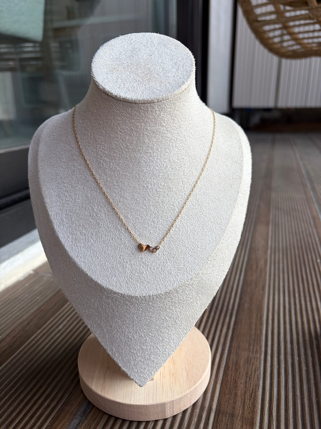 Dual heart necklace