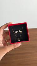 Glow set (necklace & earring)