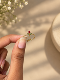 Minimal tulip ring (adjustable)