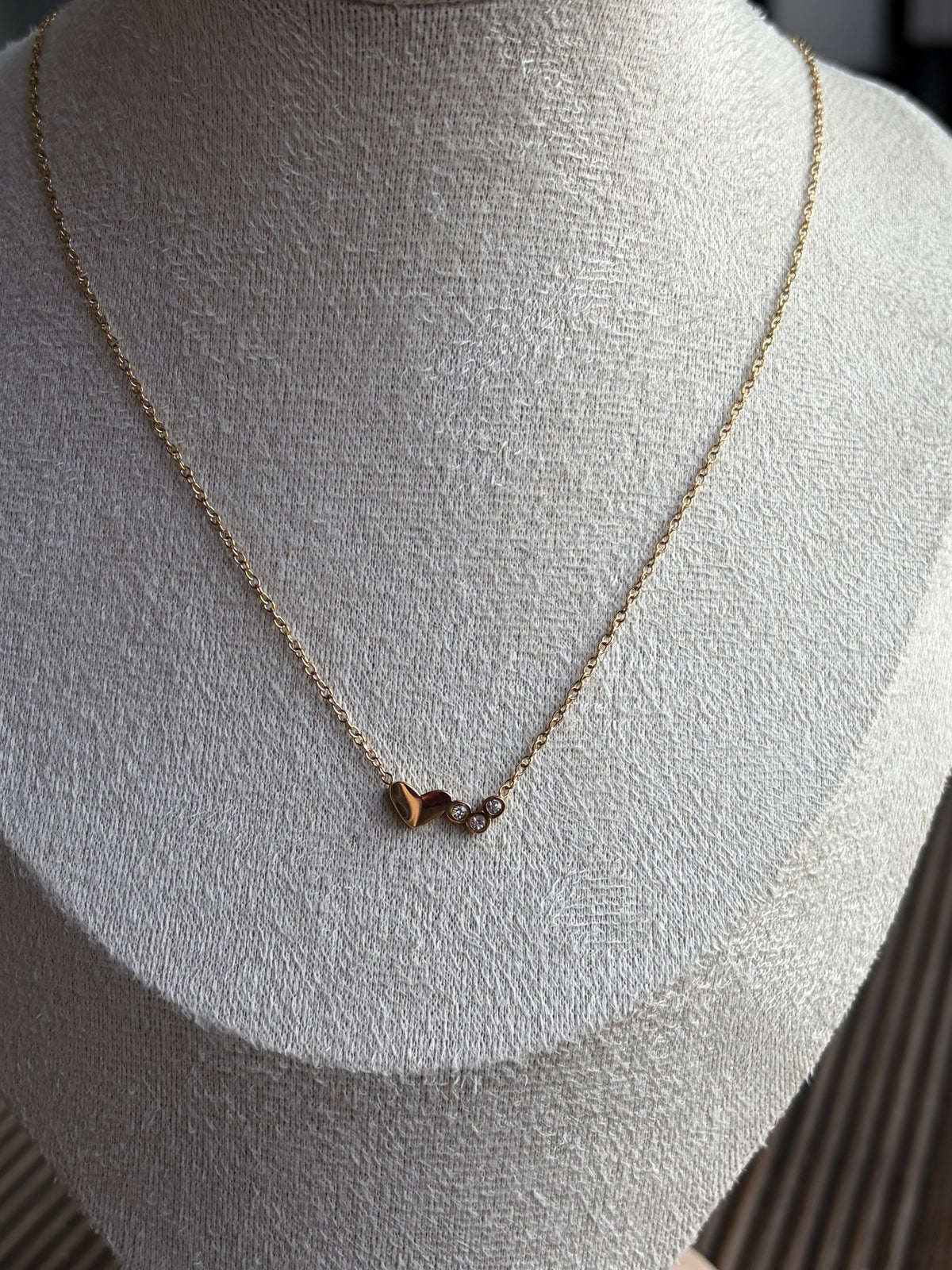 Dual heart necklace