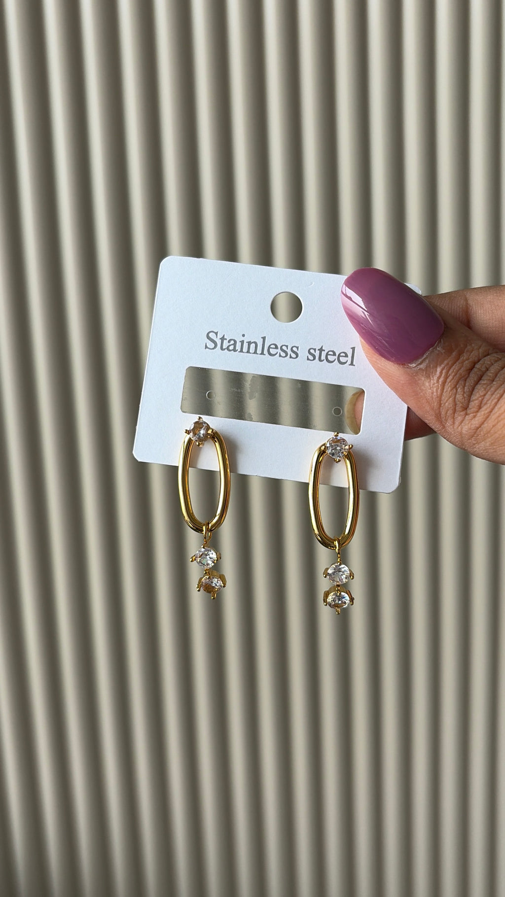 Diana solitaire earrings