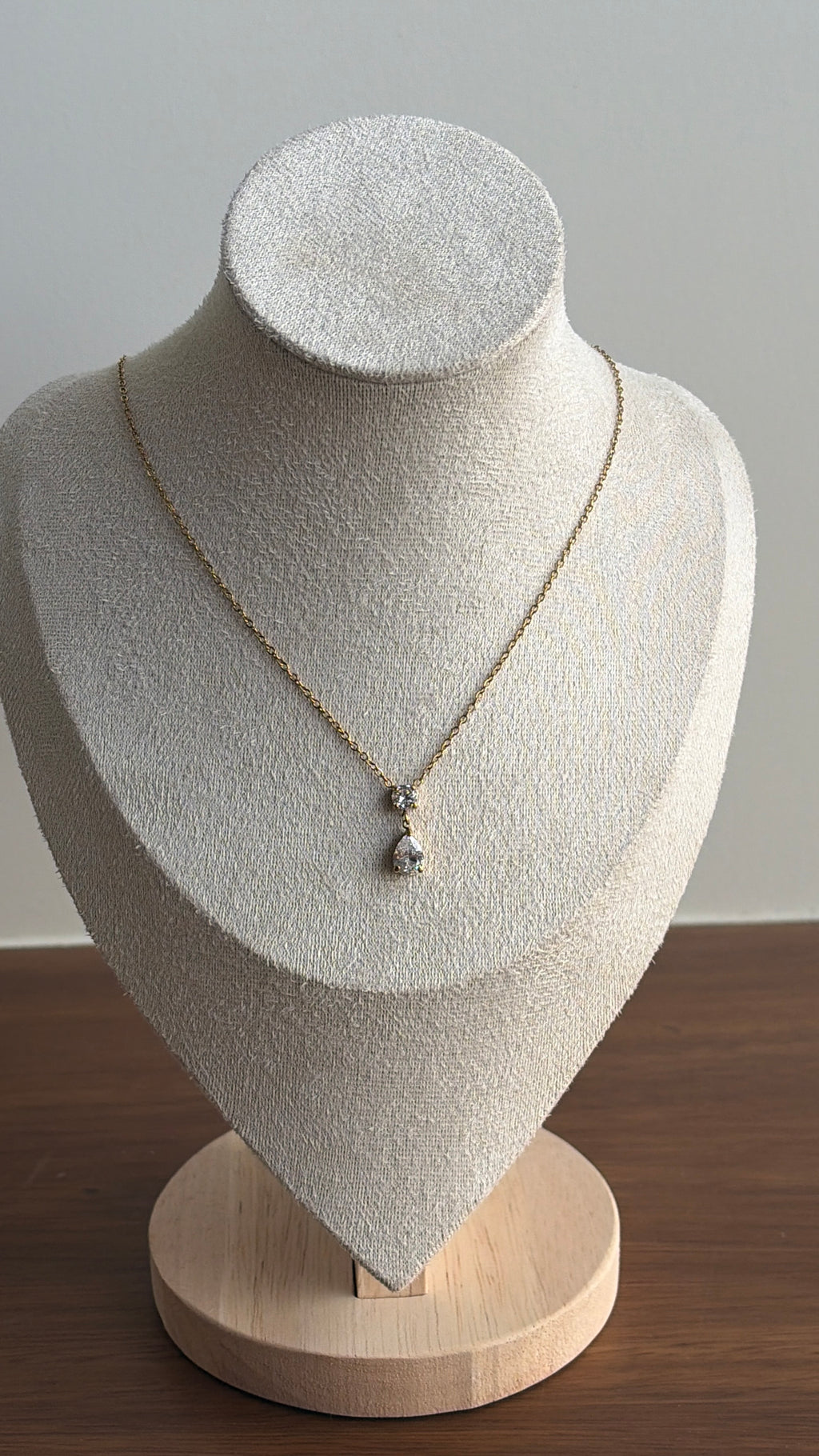 Tear drop necklace