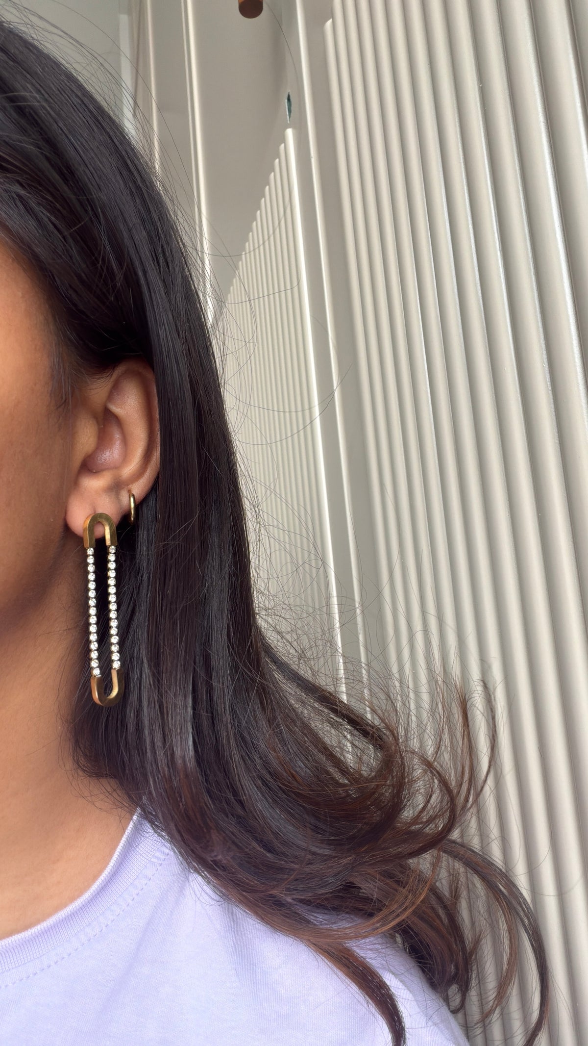 Statement shine earring