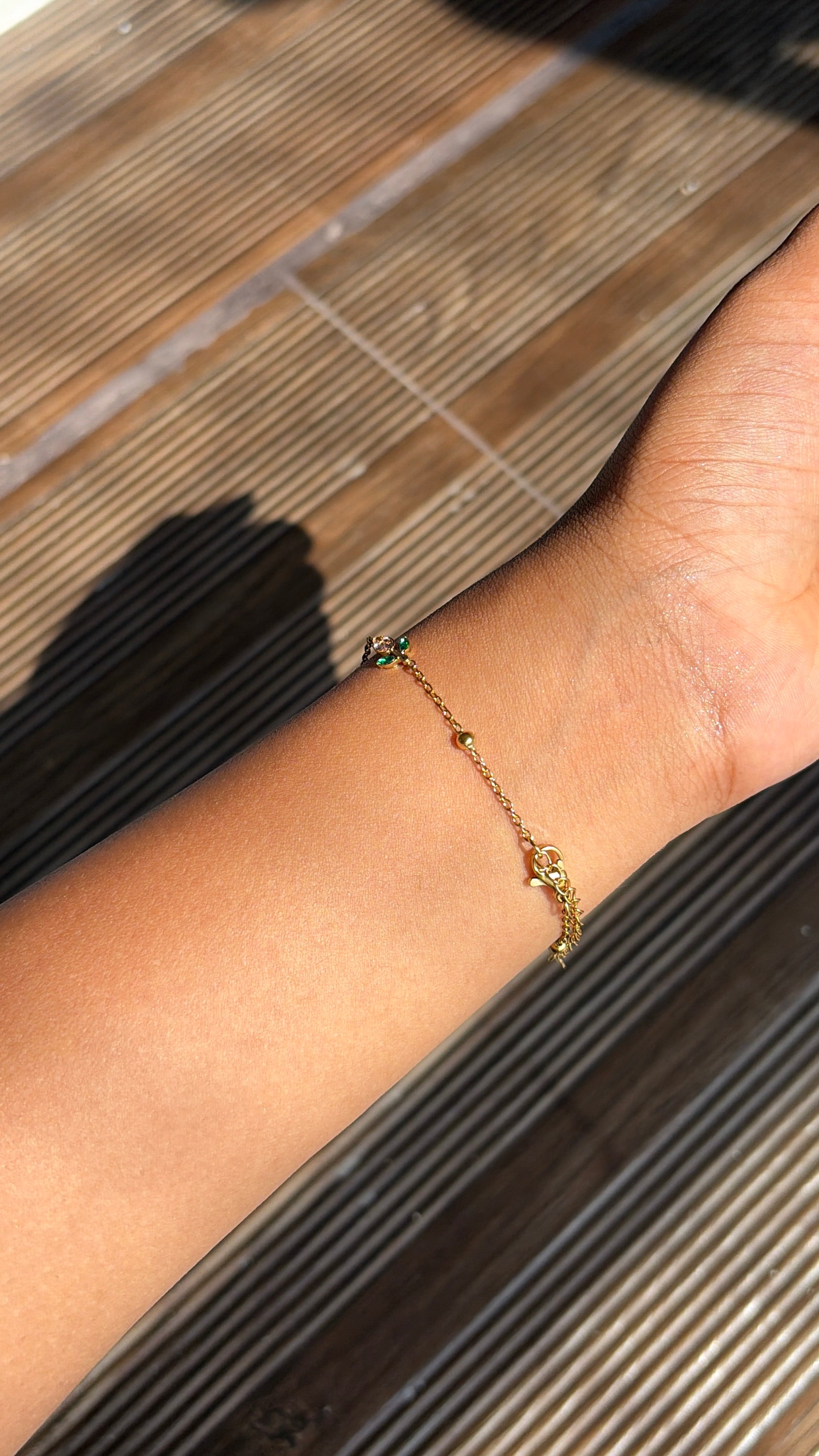 Pink mini tulip bracelet