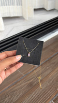 Ela pink necklace