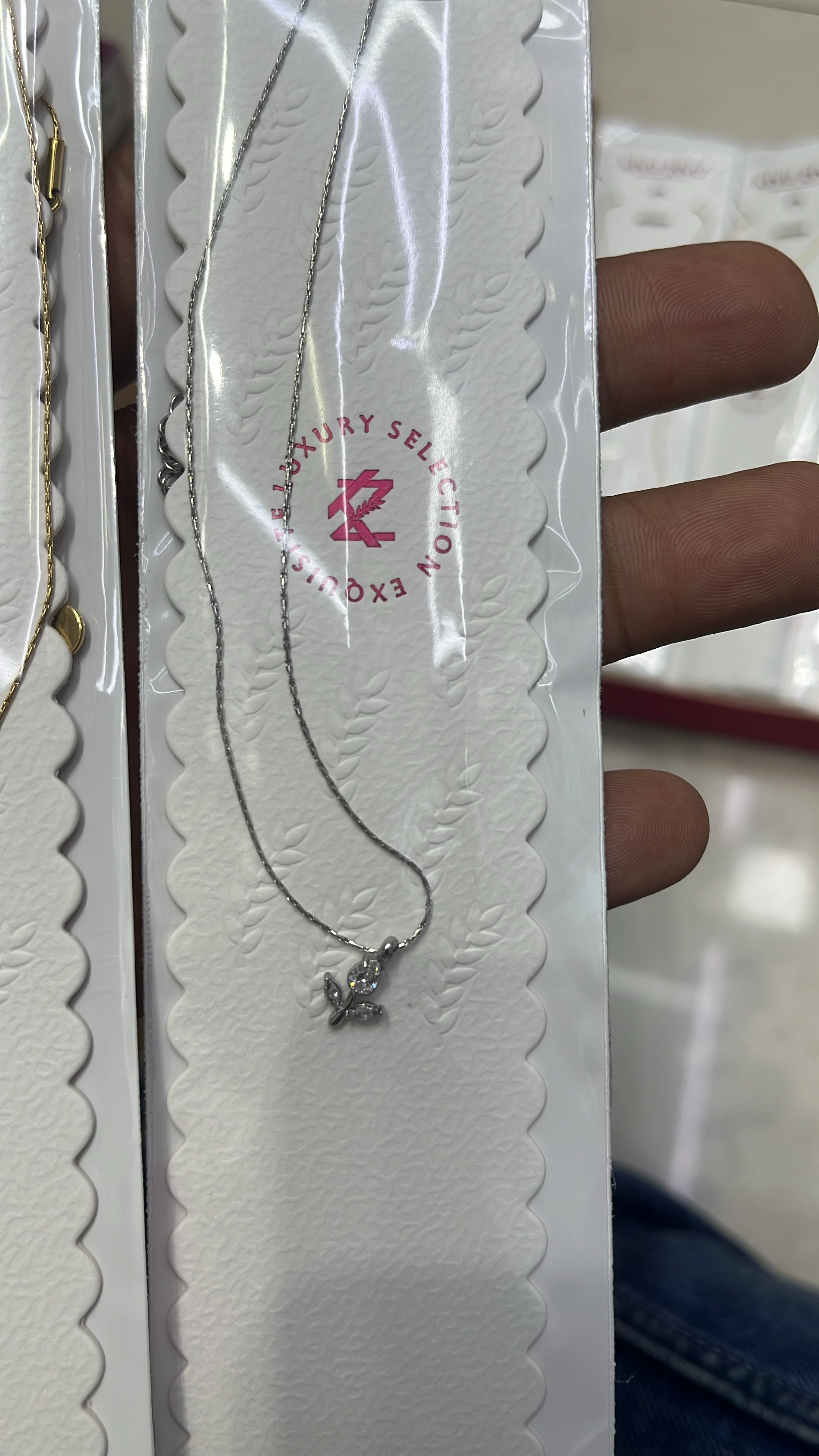 Silver Tulip Necklace