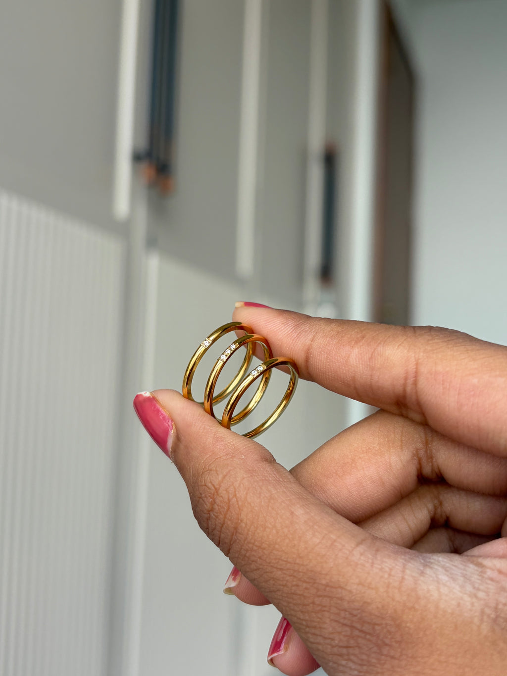 Minimal ring stack (set of 3)