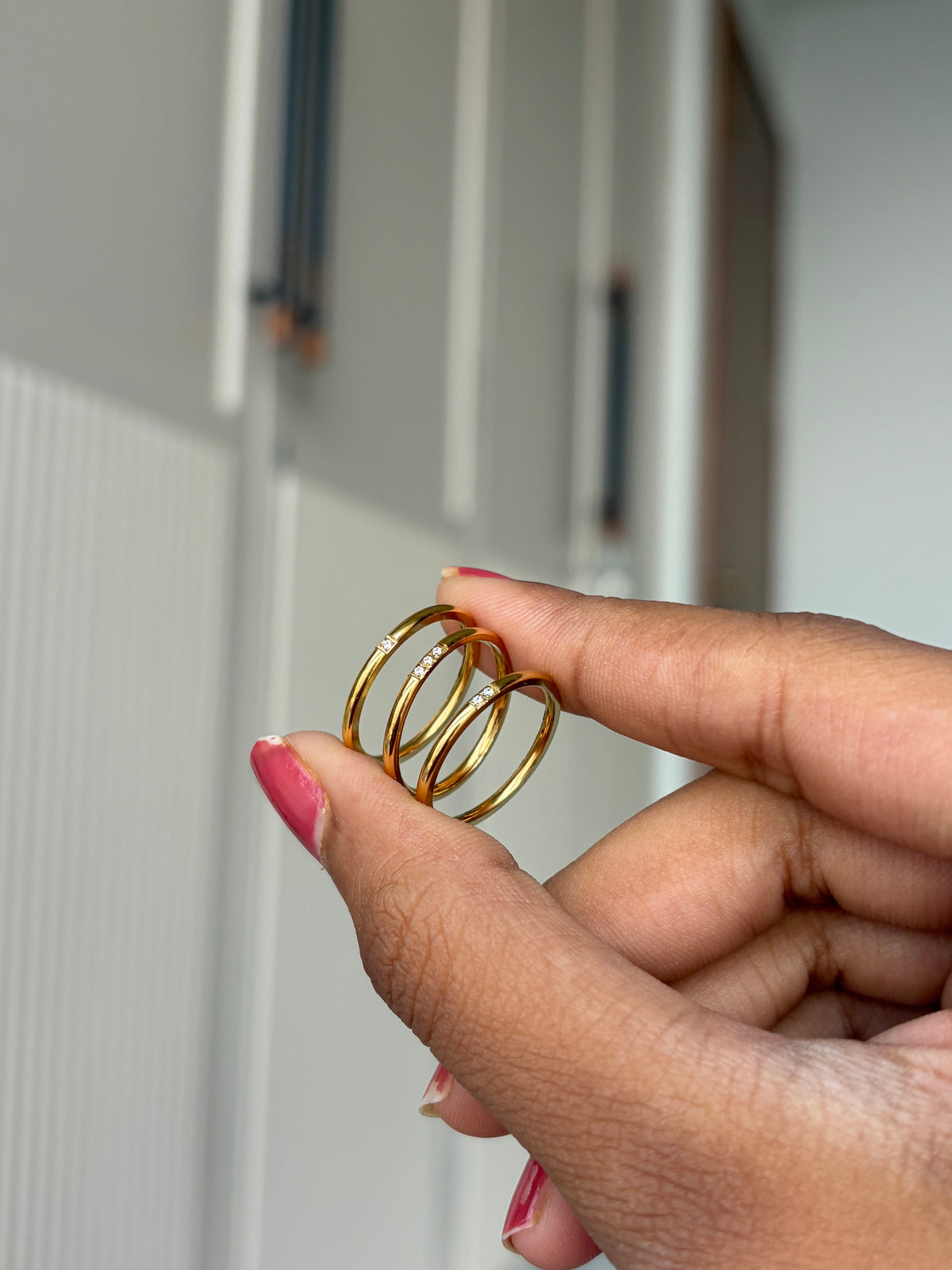 Minimal ring stack (set of 3)
