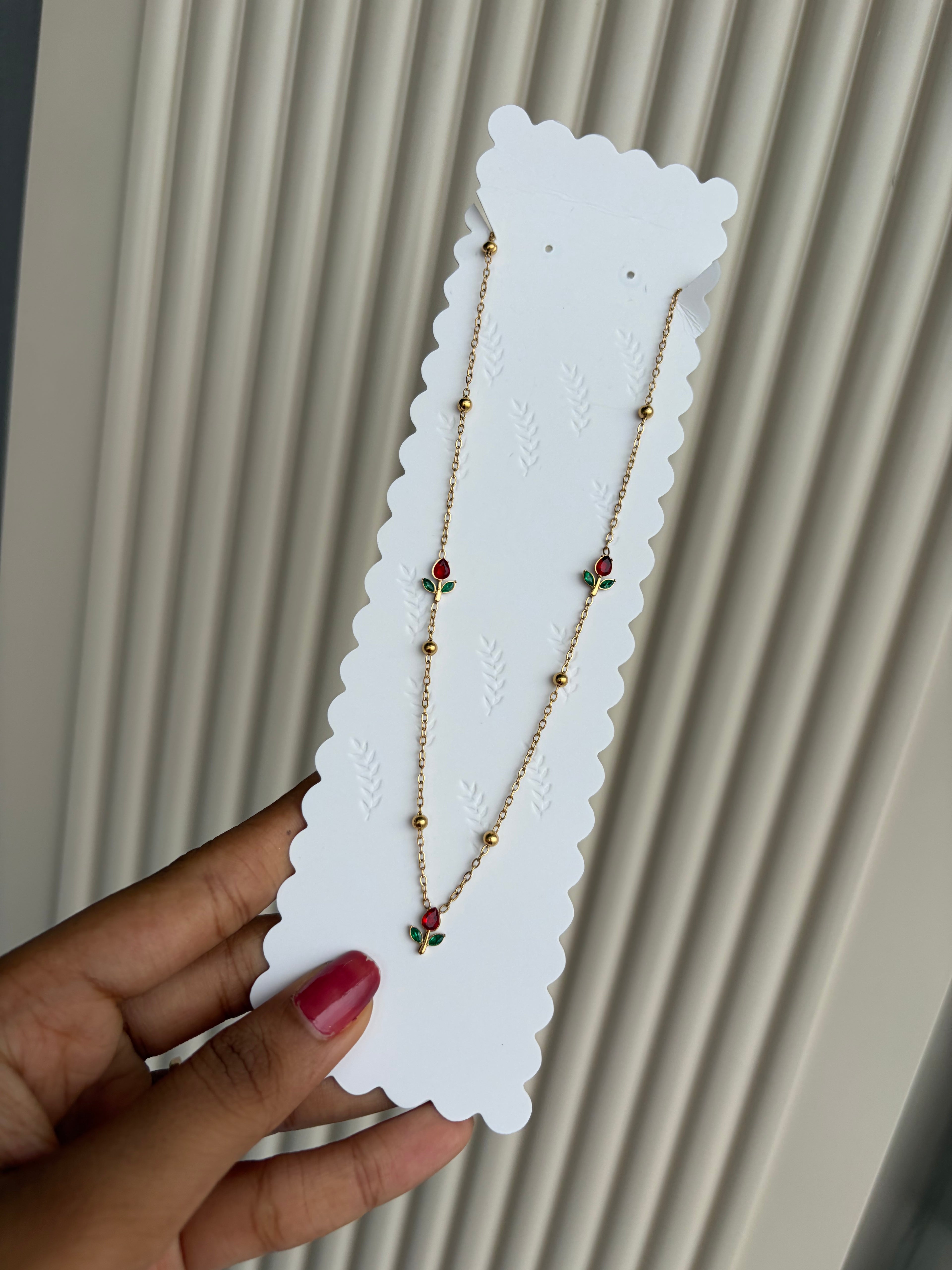 Love tulip necklace
