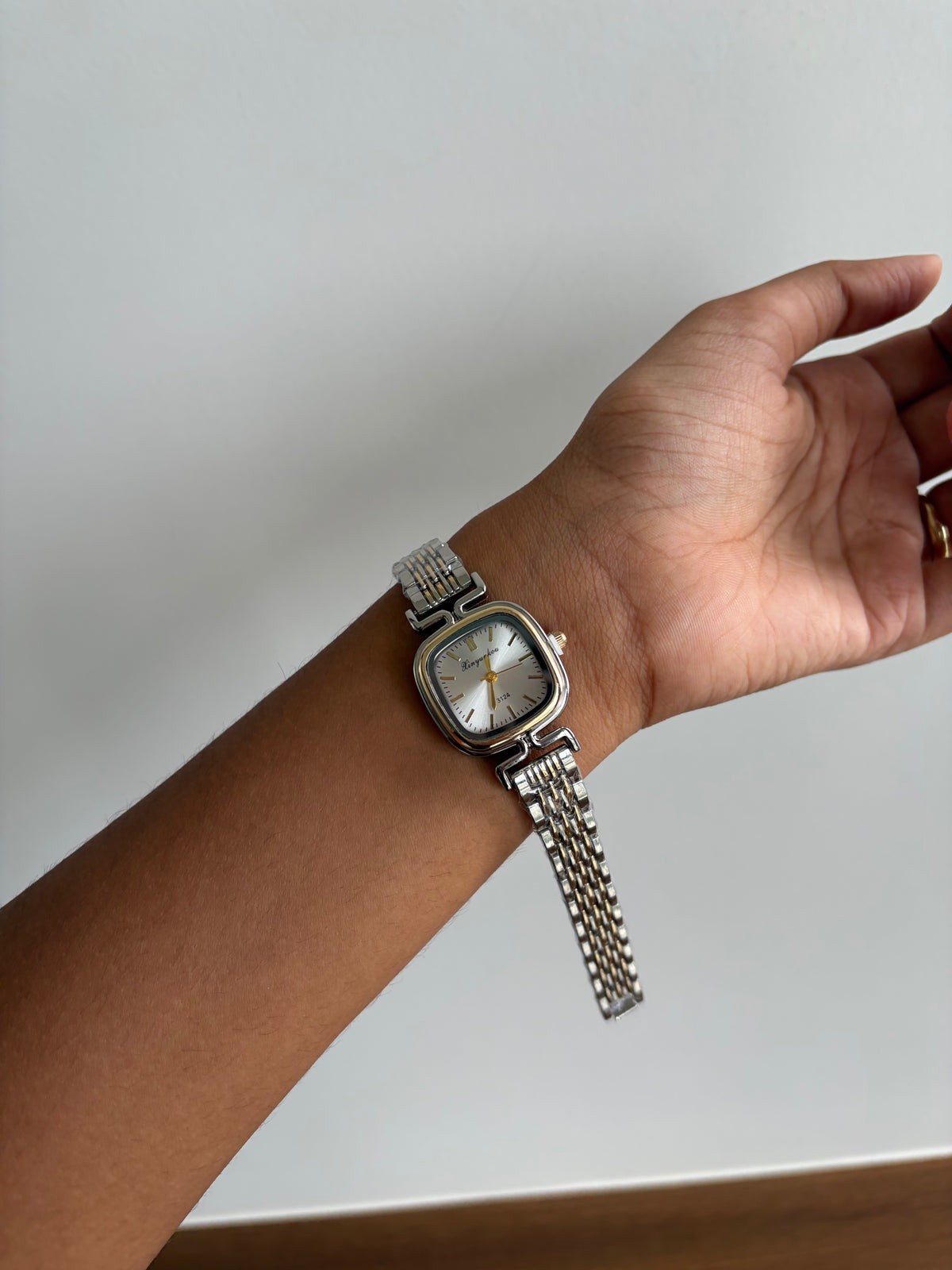 Dual tone watch