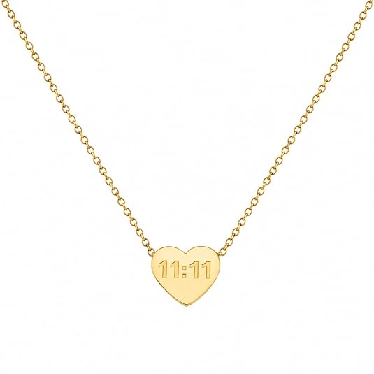 11:11 Heart Necklace