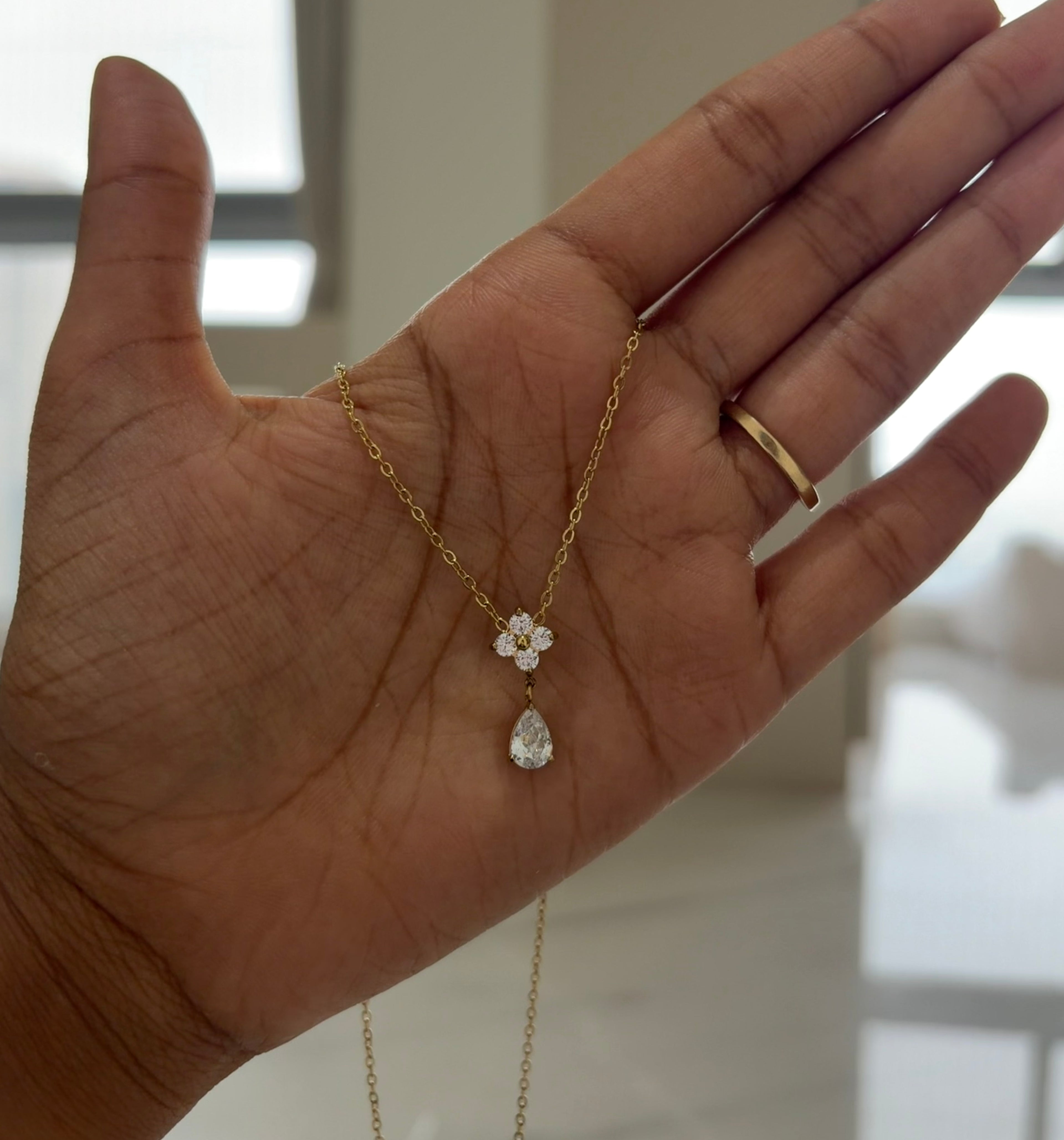 Aria Drop Necklace