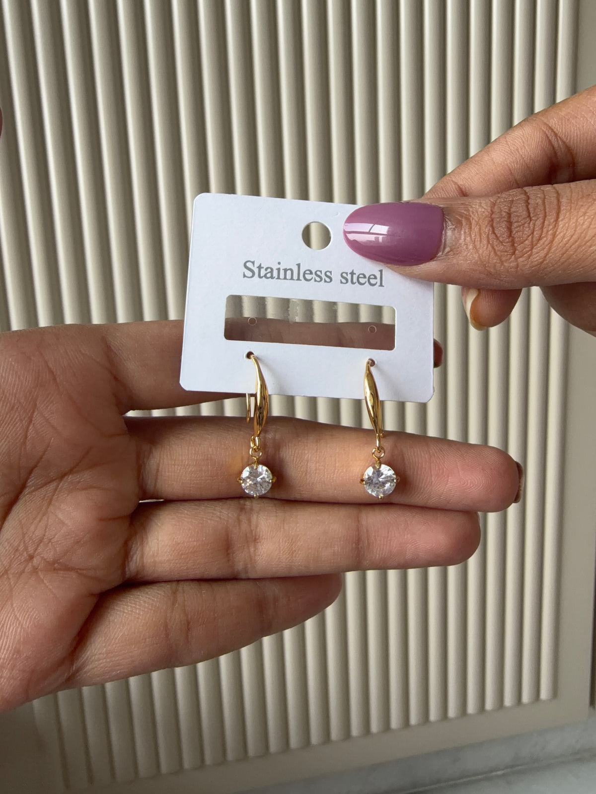 Solitaire earrings 2.0