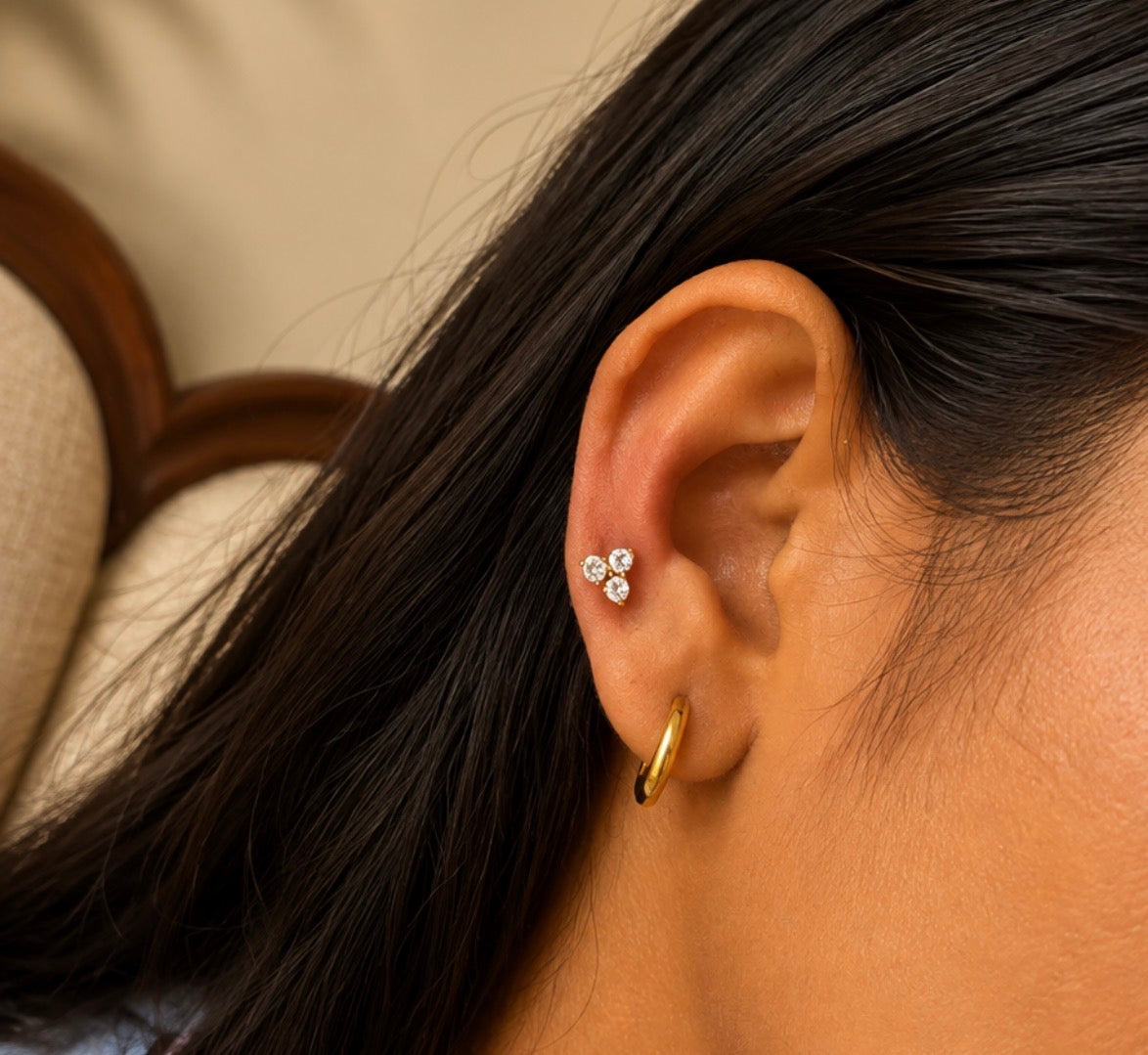 Arina ball back studs
