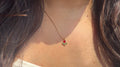 Red tulip necklace