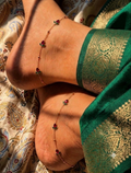 Red Tulip anklet