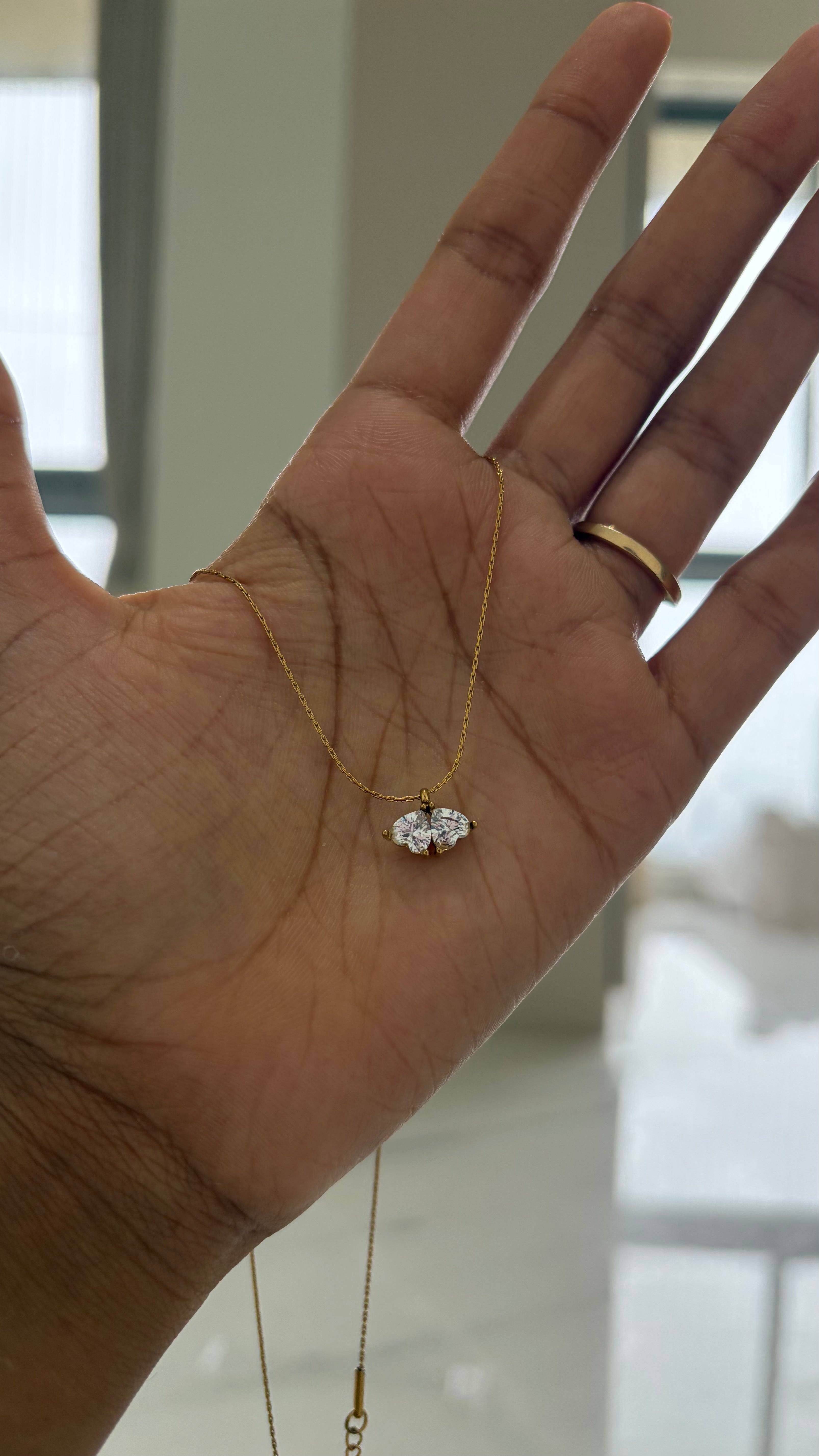 Heart you Necklace