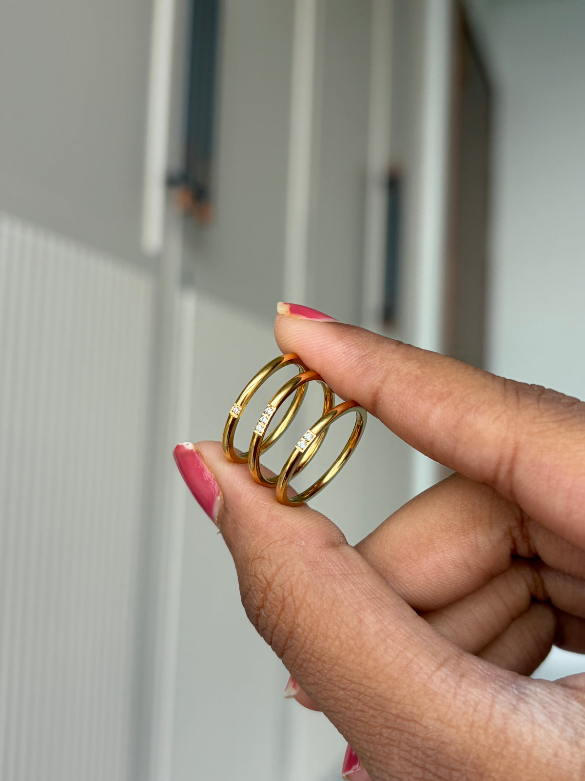 Minimal ring stack (set of 3)