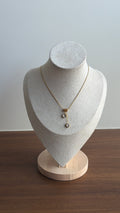 Falling hearts necklace