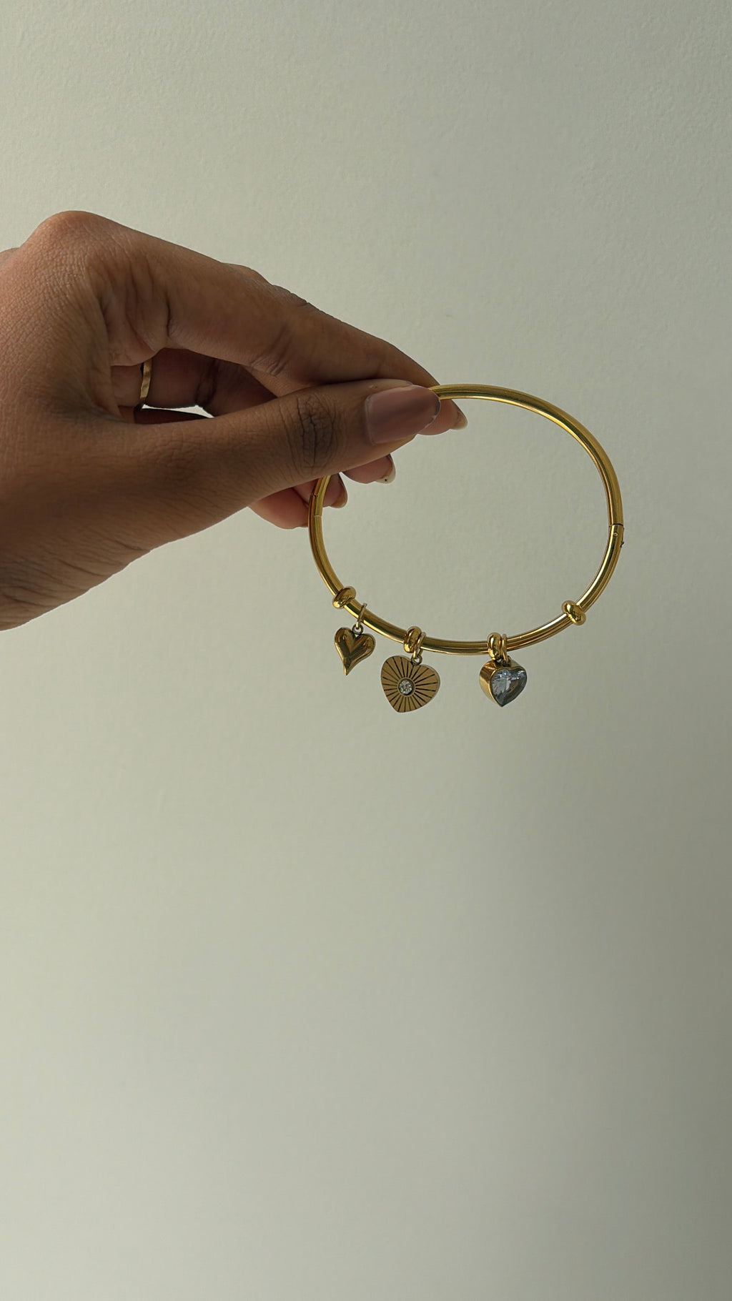 Hearts charms bracelet (normal size)
