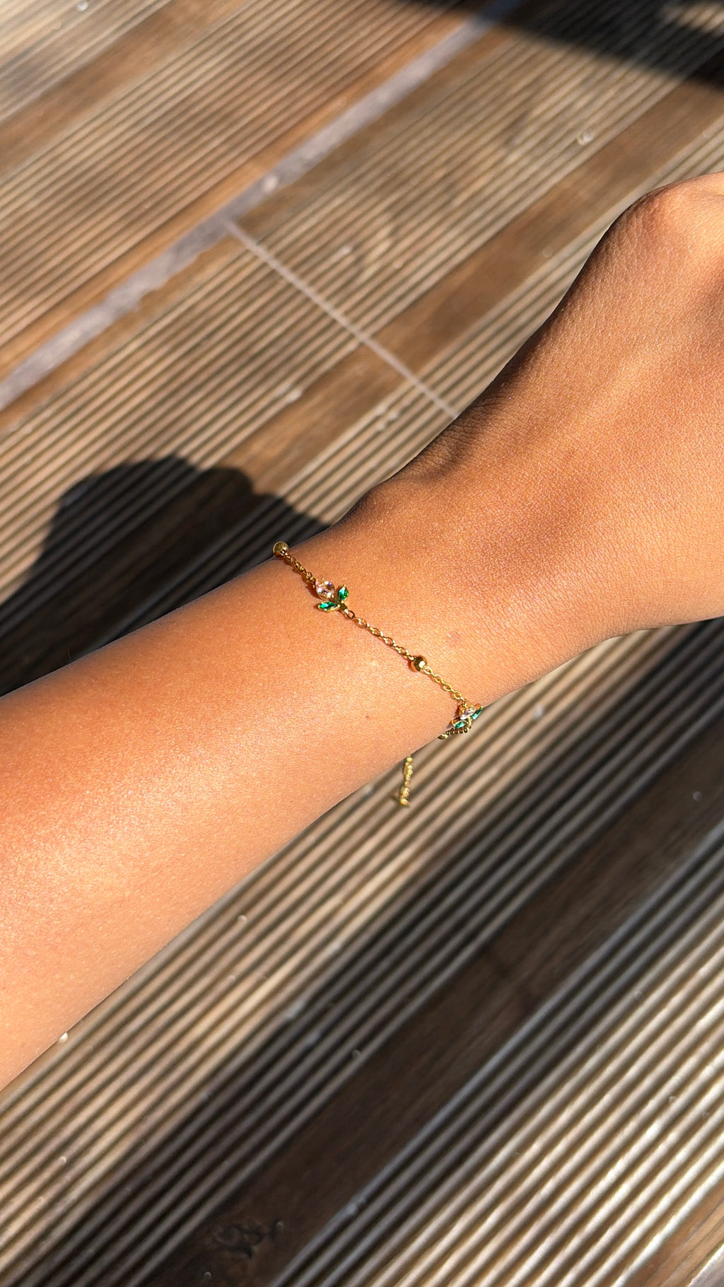 Pink mini tulip bracelet