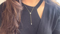 Clovie drop necklace