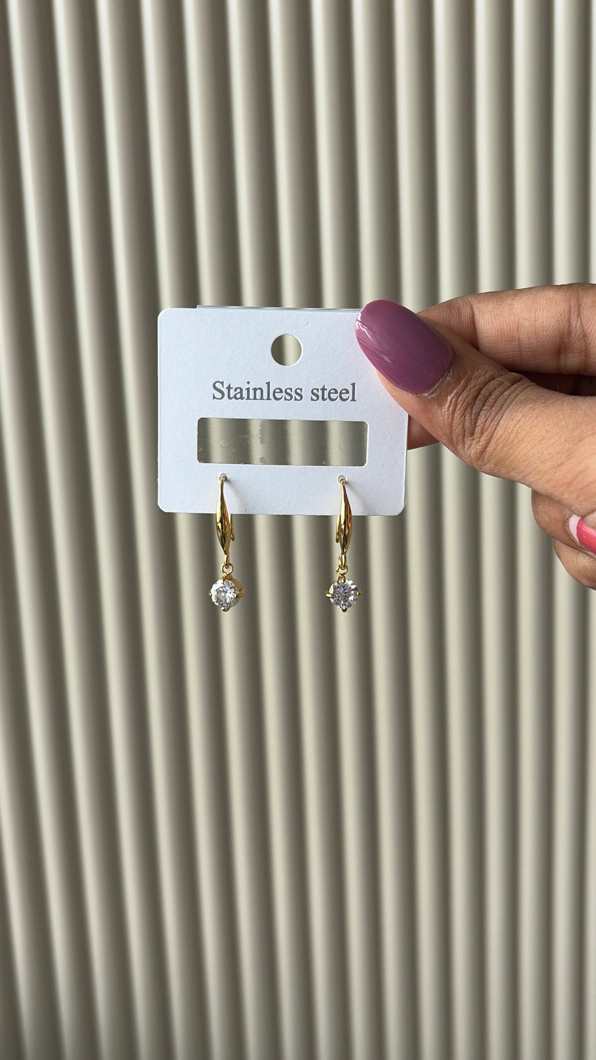 Solitaire earrings 2.0