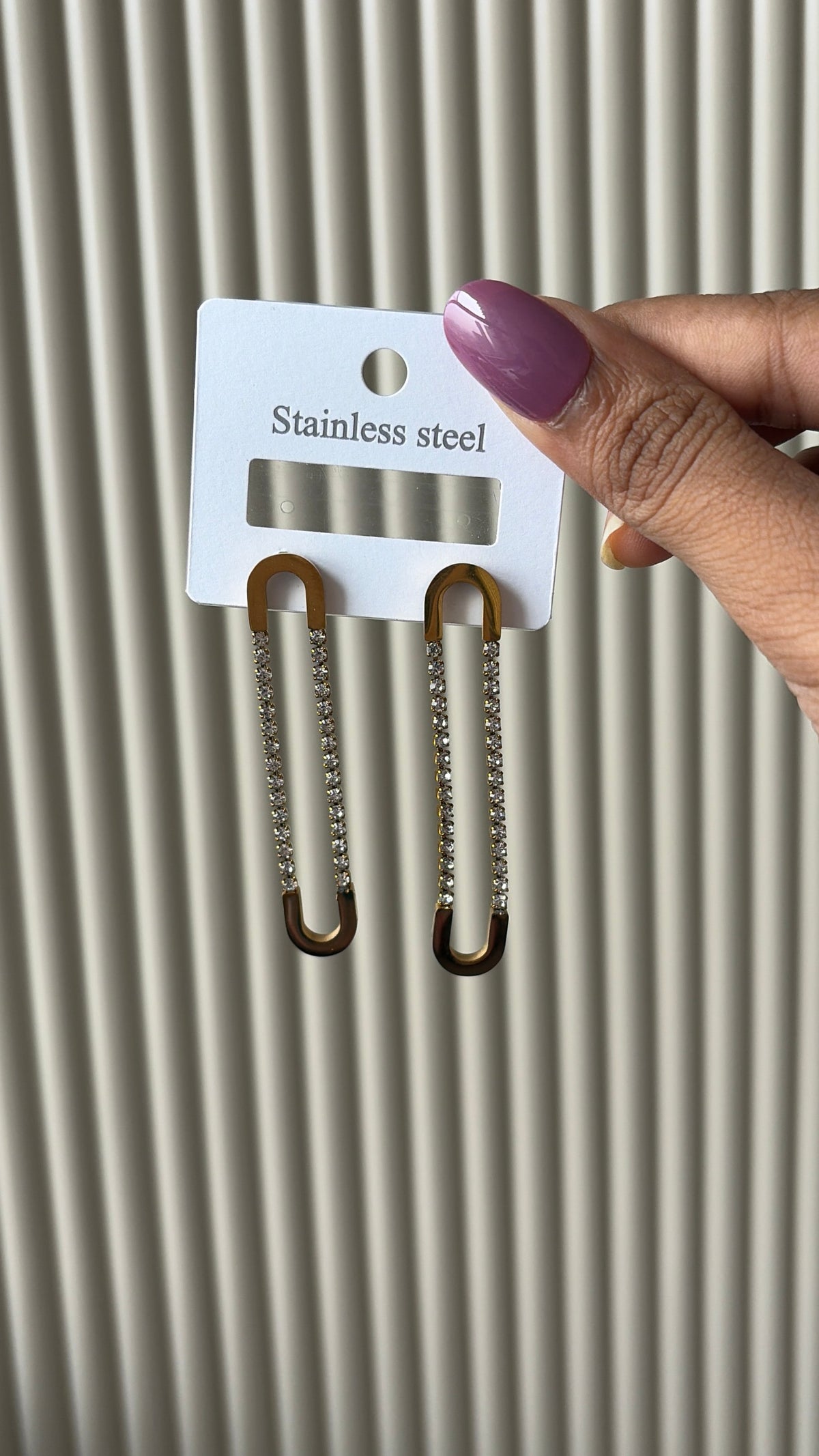 Statement shine earring
