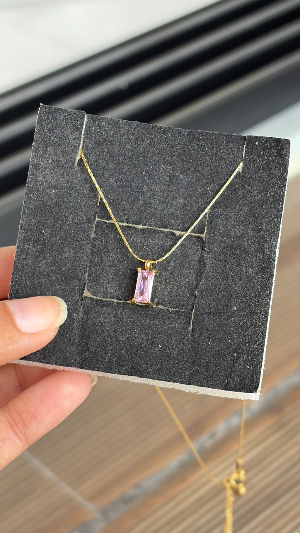 Ela pink necklace