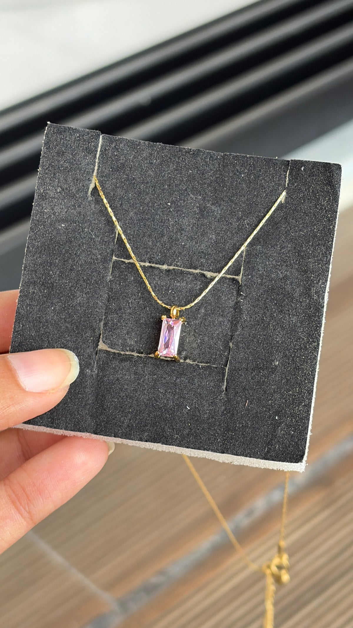 Ela pink necklace