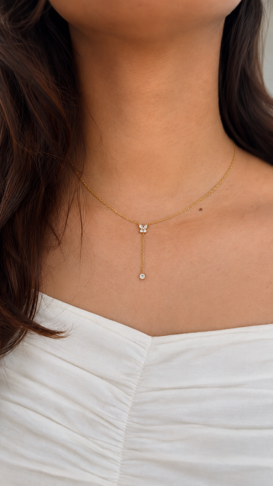 Butterfly Drip Necklace