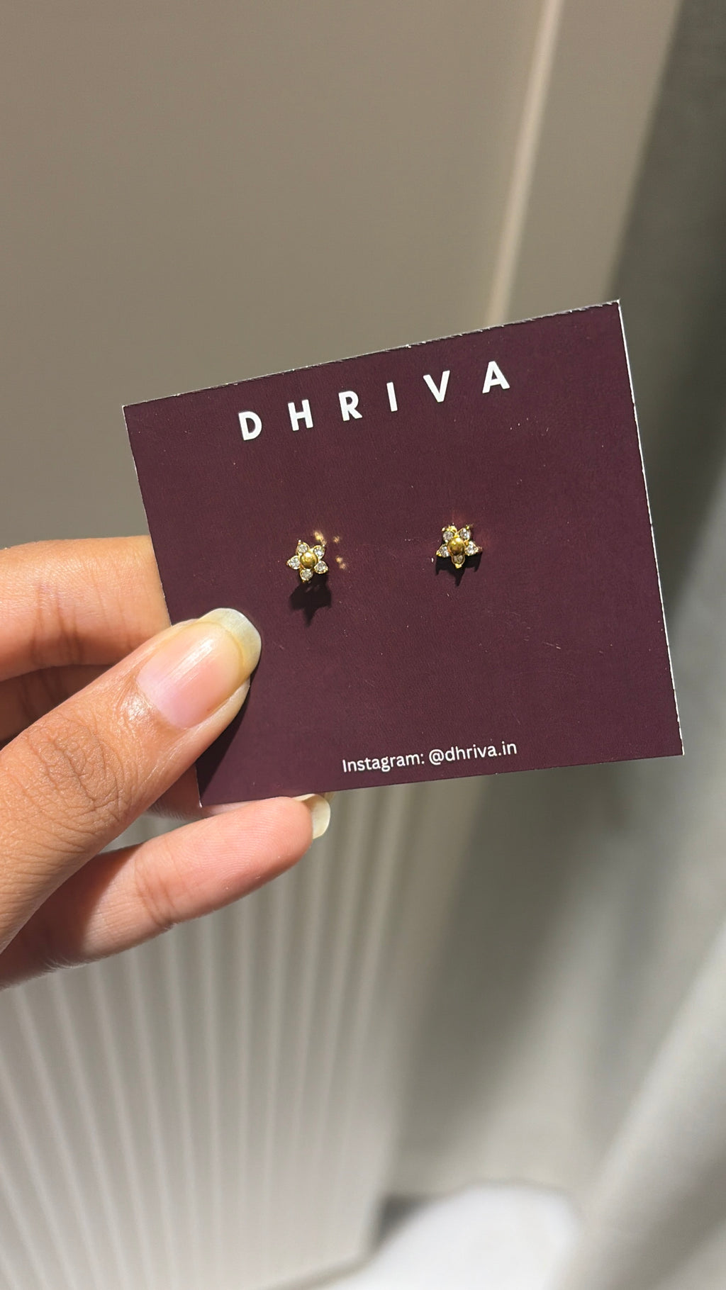 Mini flora ball back studs
