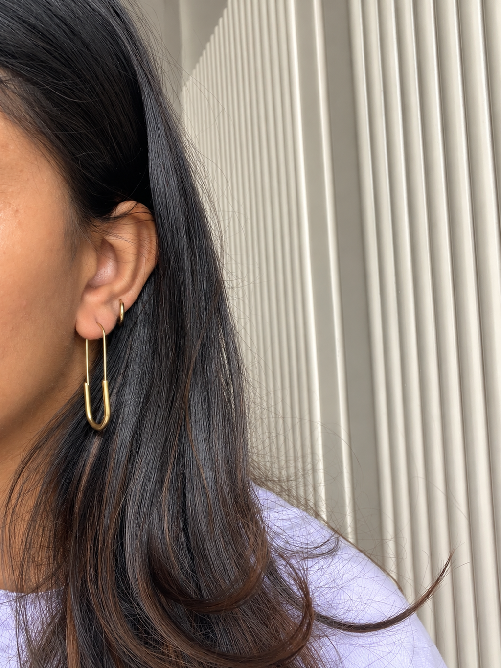 Pin earring