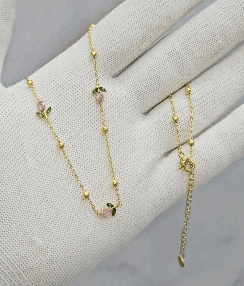 Blush Tulip Necklace