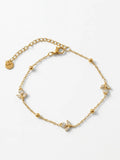 White tulip bracelet