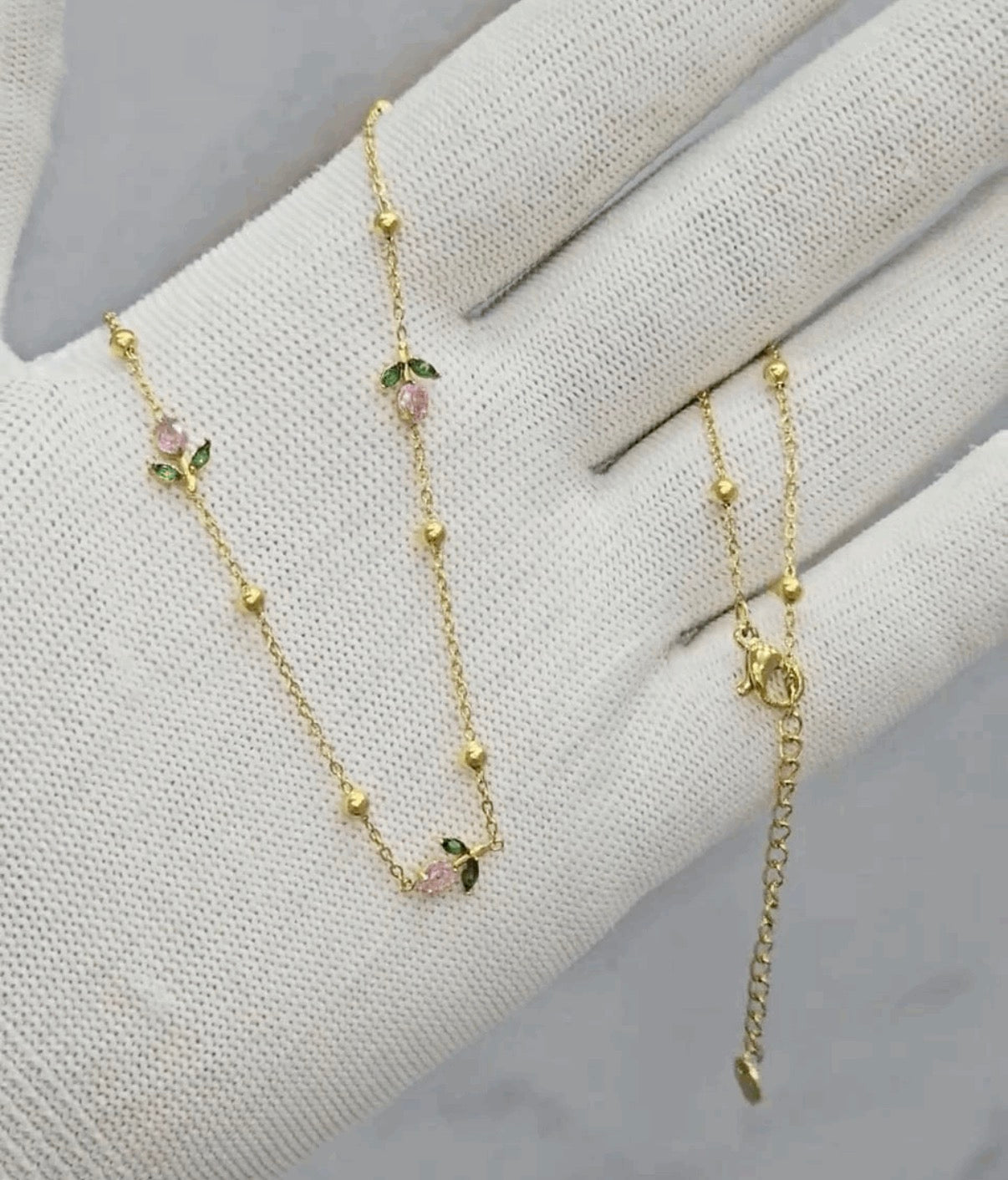 Blush Tulip Necklace