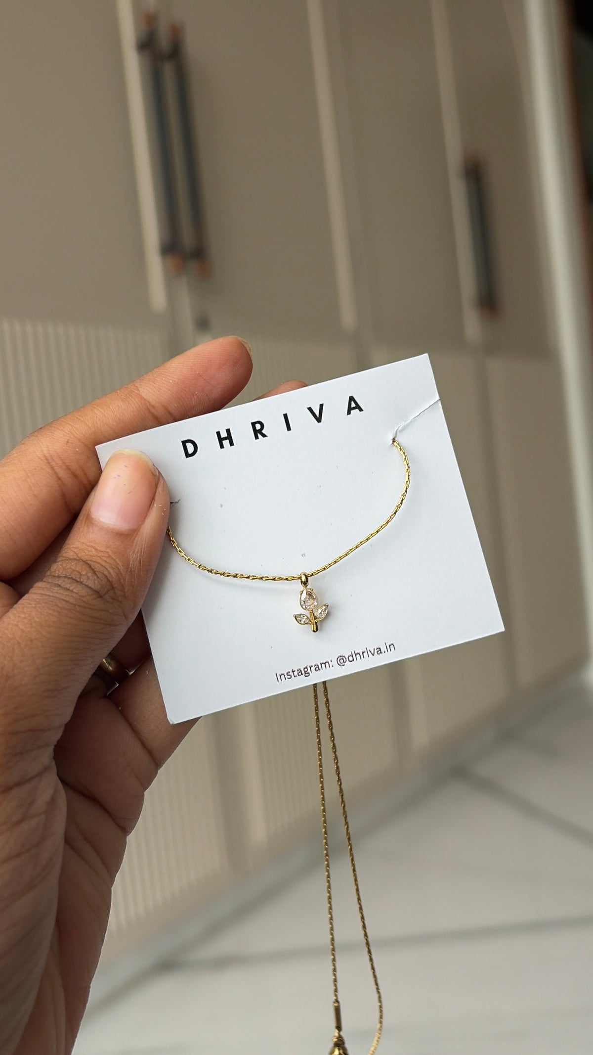 White tulip necklace 2.0