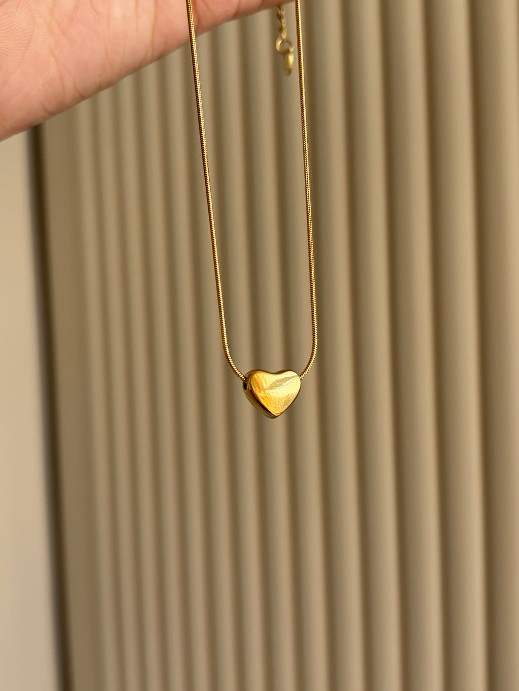 Sweetheart necklace heart