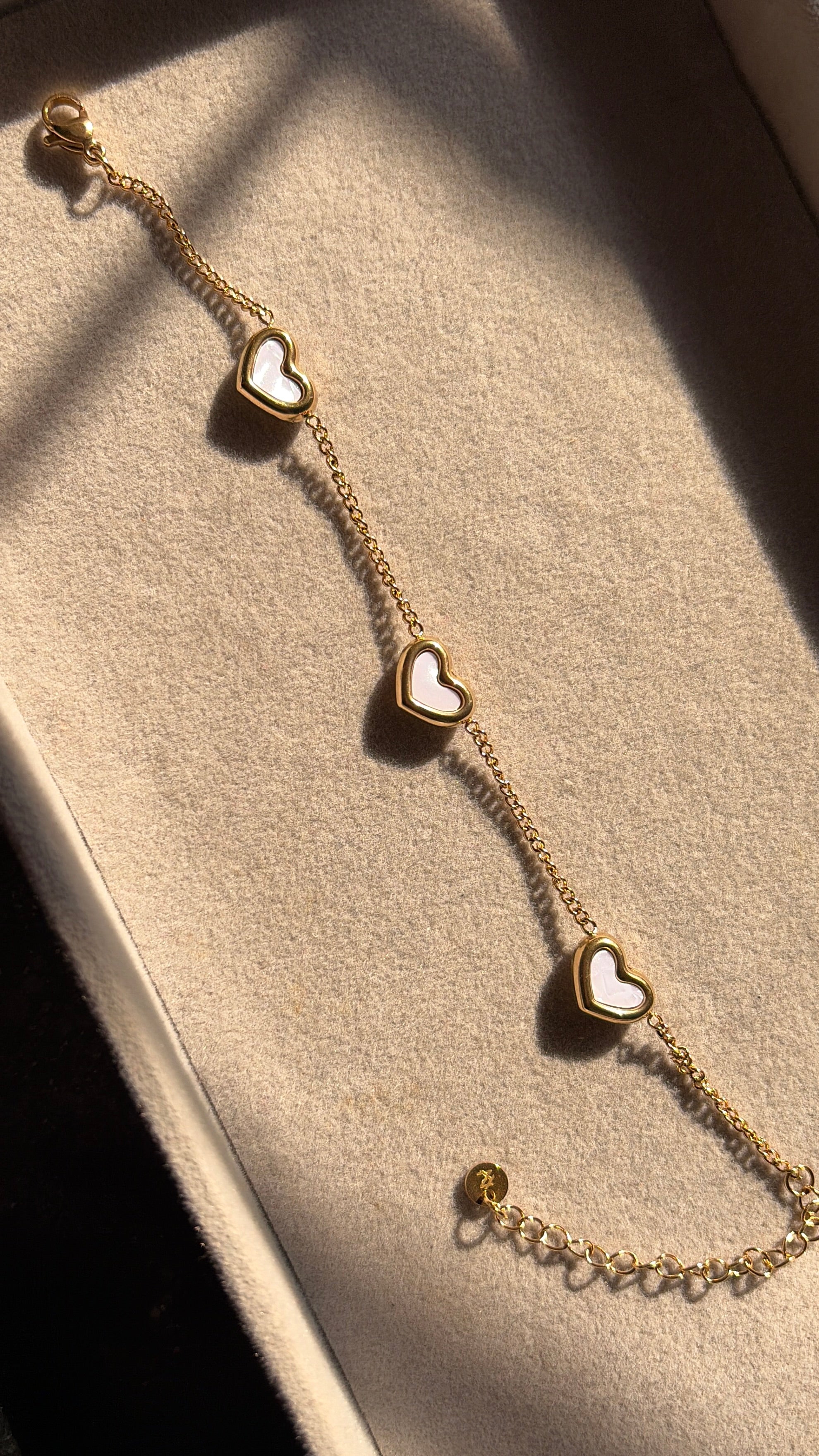 White hearts Bracelet