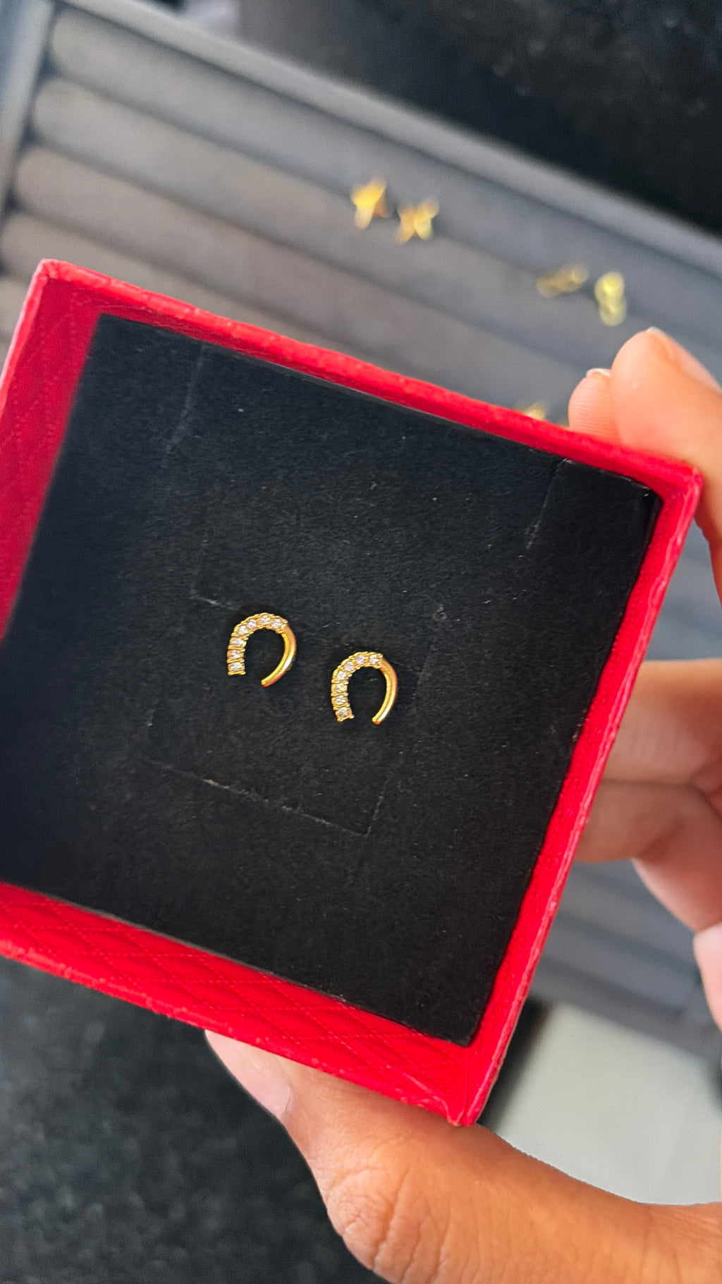 Horse shoe studs