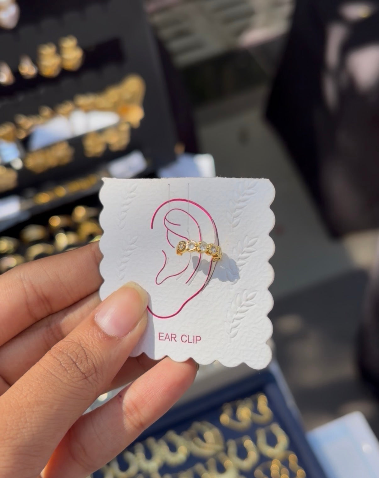 Heartie Earcuff (press on-single)