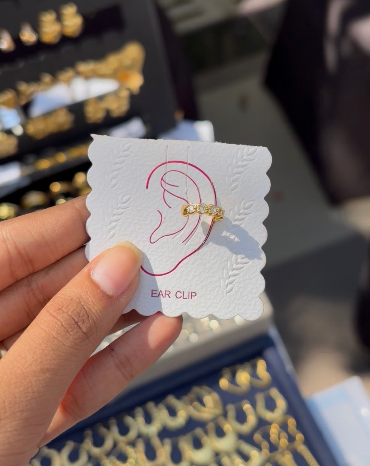 Heartie Earcuff (press on-single)