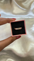 Heart ring silver (adjustable)