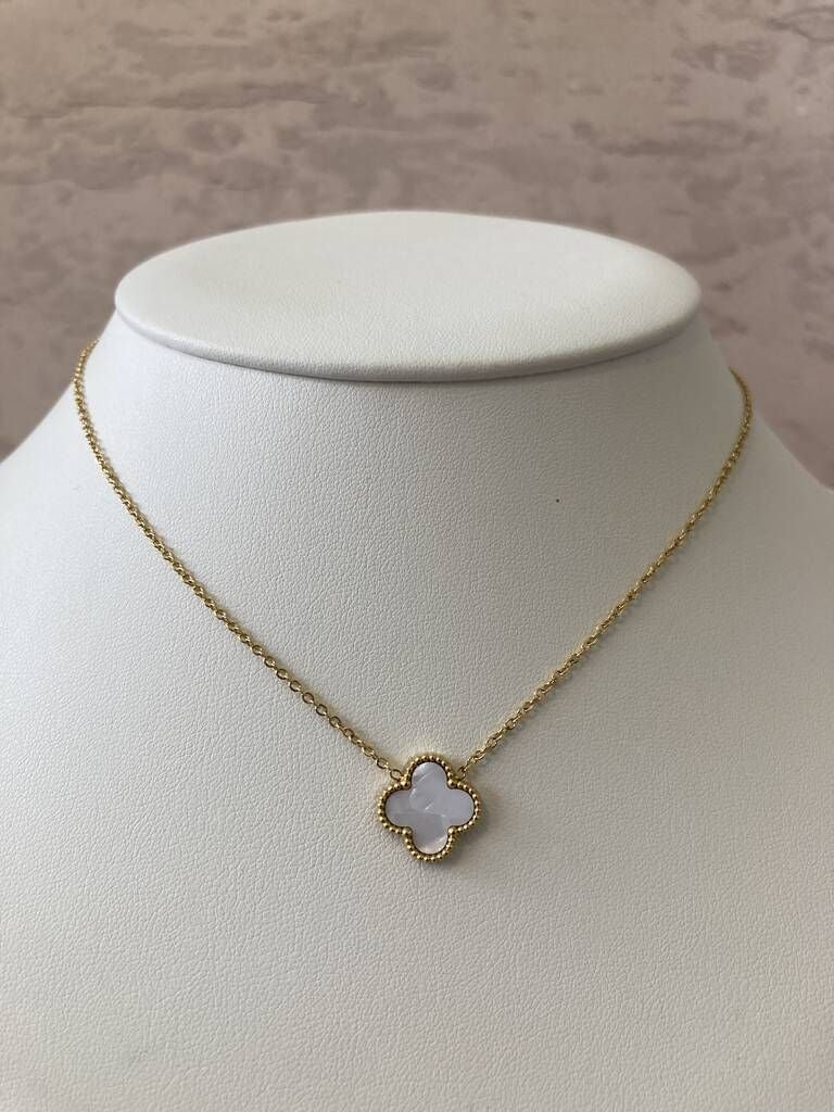 White Clover Necklace