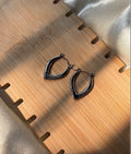 V silver Hoops