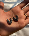 Heart silver hoops 2.0