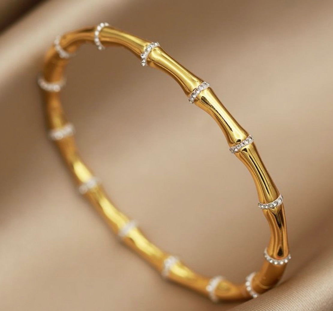 Dazzle bamboo bracelet