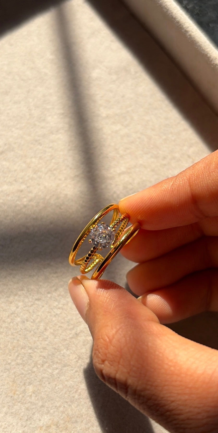 Dazzle ring (adjustable)